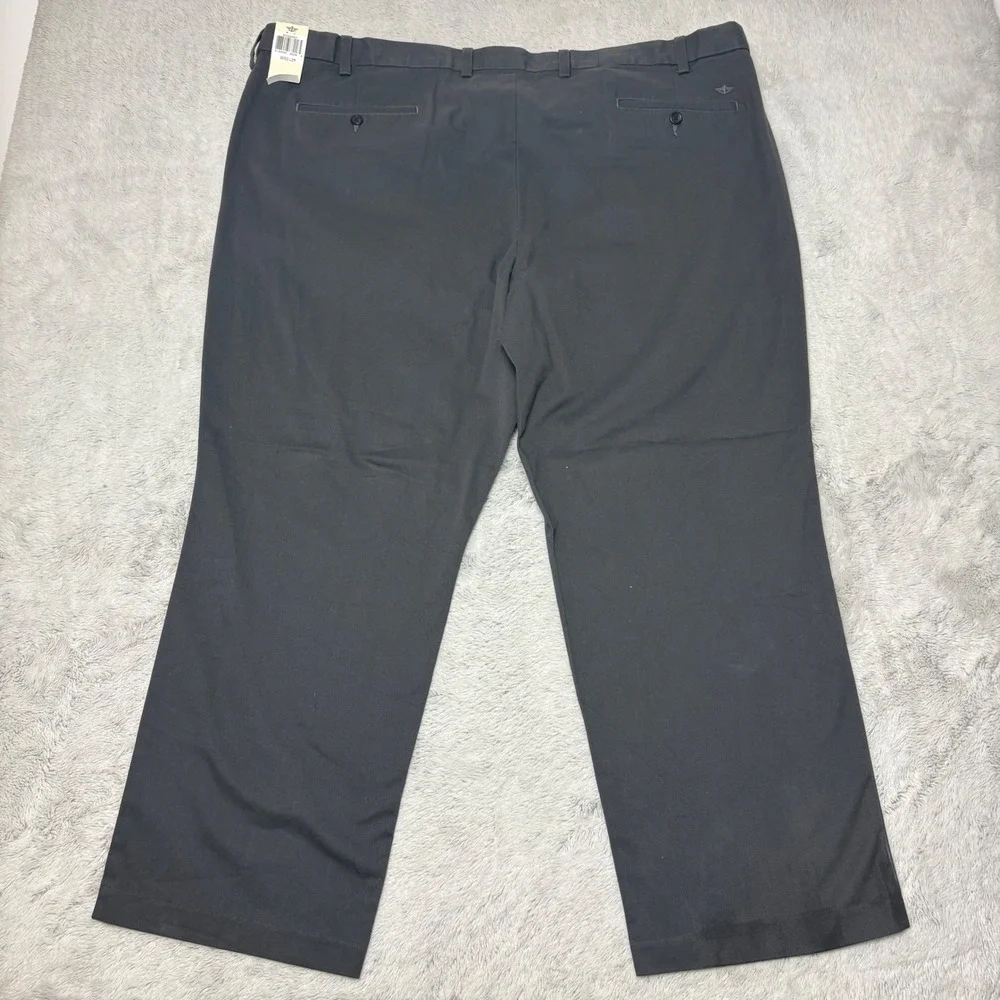 Dockers Clean Khaki Big & Tall Easy Pants 50x29 Grey Comfort  Waistband Work NWT